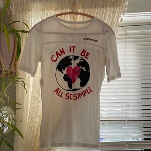 Sport of Kings | white cotton tee | xs